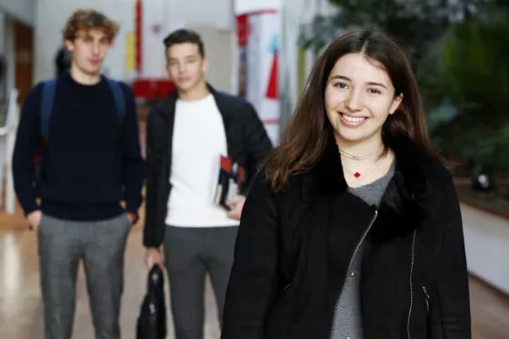 Student in Lyon campus