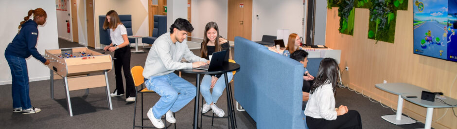 Etudiants détente